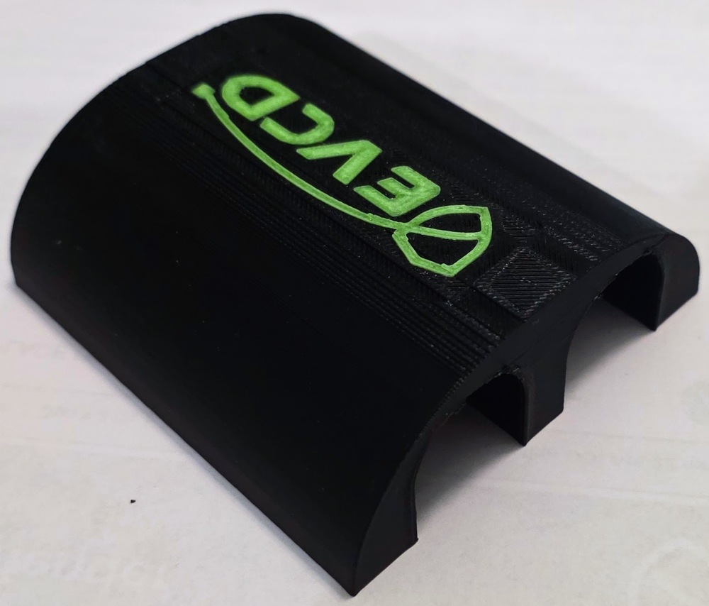 EVCD Arc Duo 2-Channel EV Charger Cable Protector Garage Door 22mm